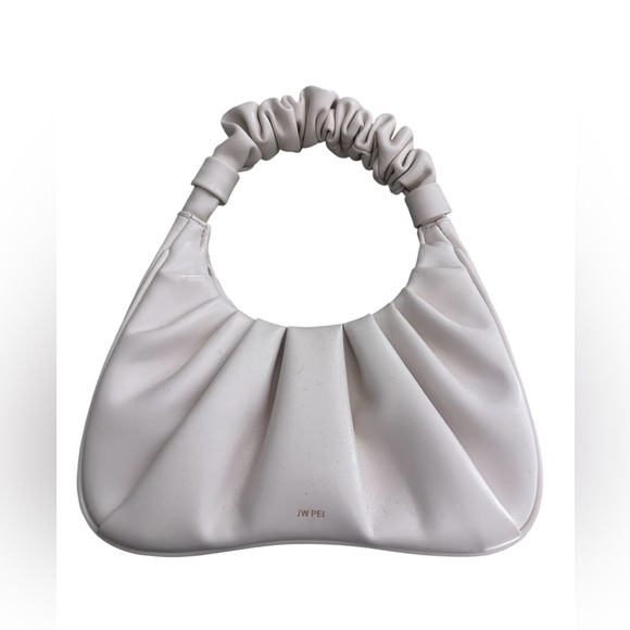 JW PEI Gabbi Ruched Hobo Handbag - Ivory - Picture 2 of 5